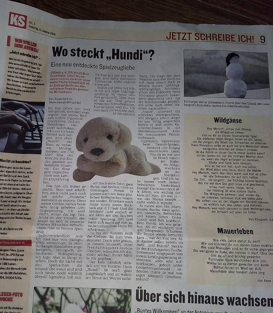 Hundi, Eine neu entdeckte Spielzeugliebe
