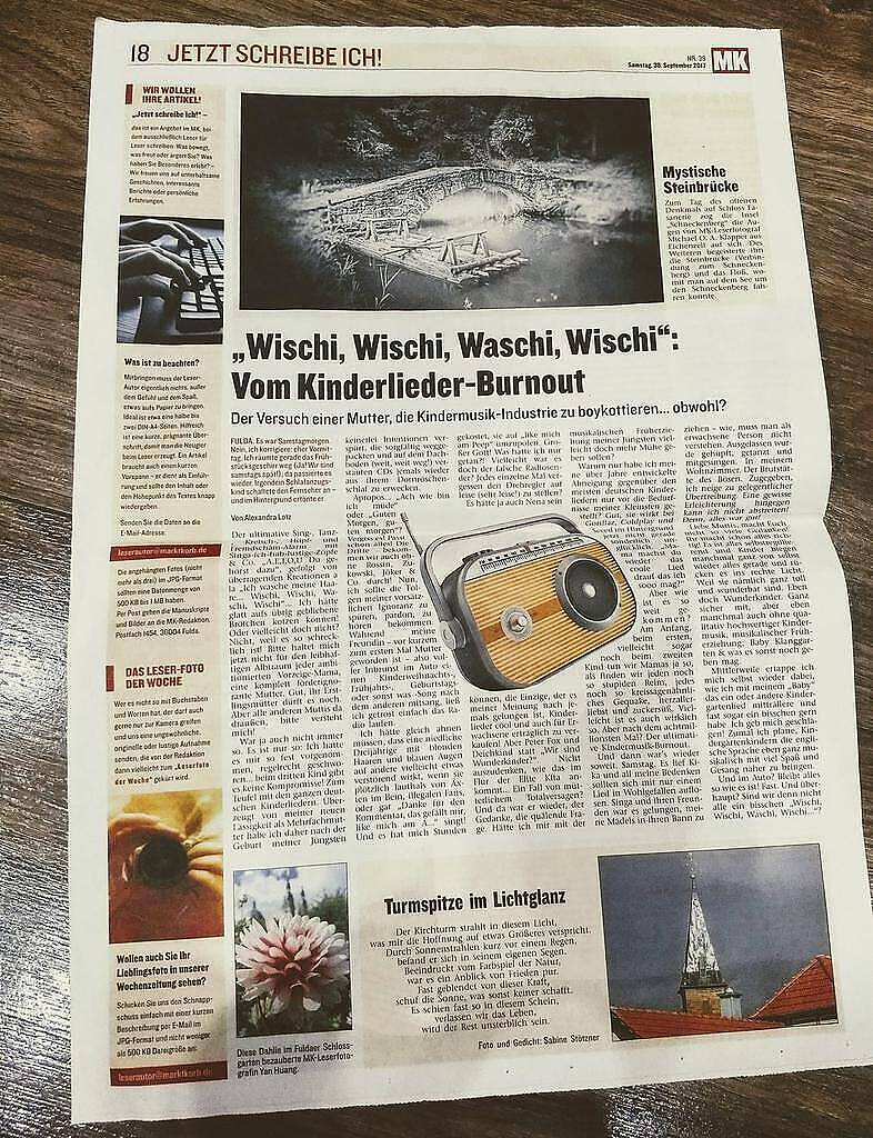 “Wischi, Wischi, Waschi, Wischi”: Vom Kinderlieder-Burnout