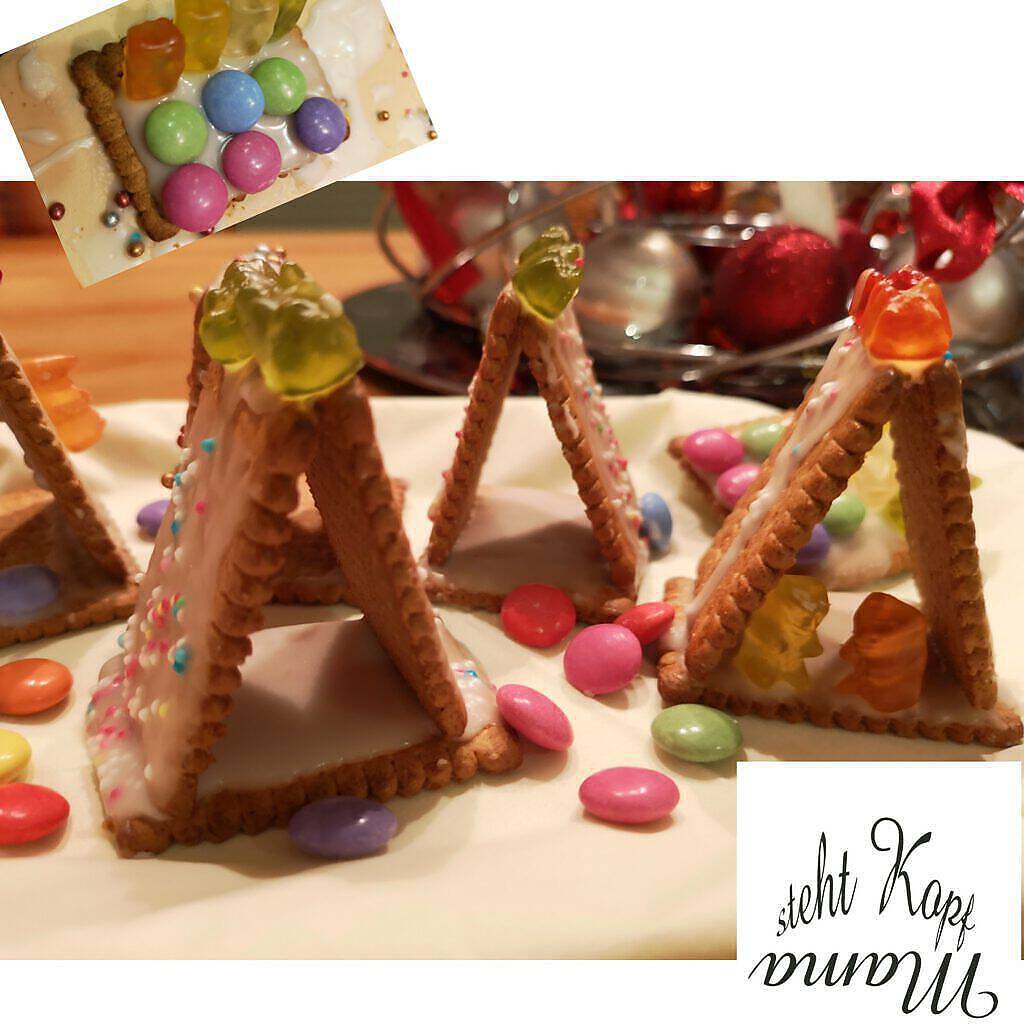 Wenn aus Verzweiflung Kreativität wird: Keks-Lebkuchen-Häuser