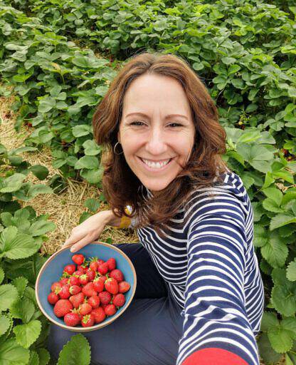 Vor ein paar Tagen aufm Erdbeer-Feld....