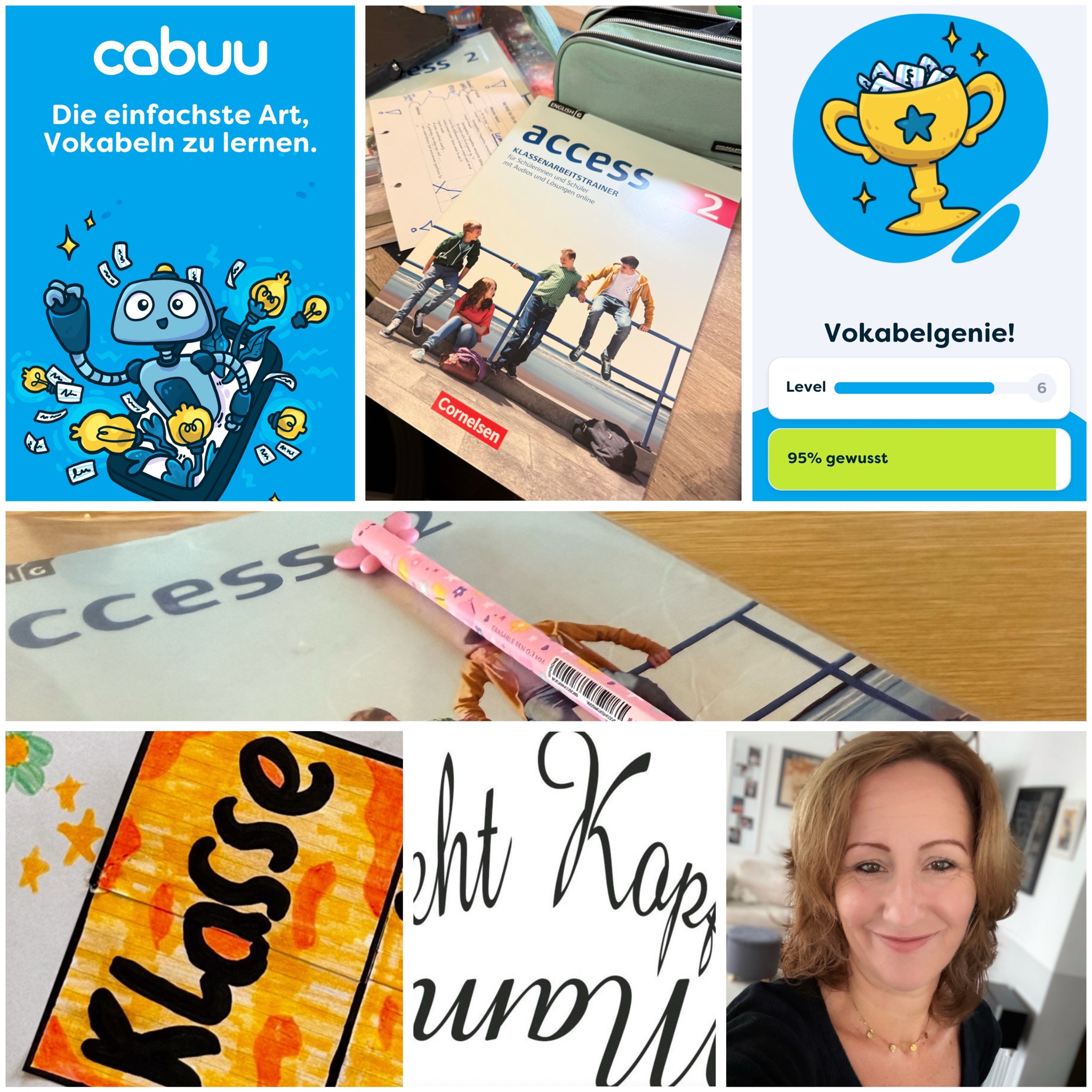 Allen Hessen einen guten Start in die Herbstferien! Und danach: Ganz einfach multisensorisch Vokabeln lernen mit der cabuu-App! JETZT mit vielen neuen Funktionen!