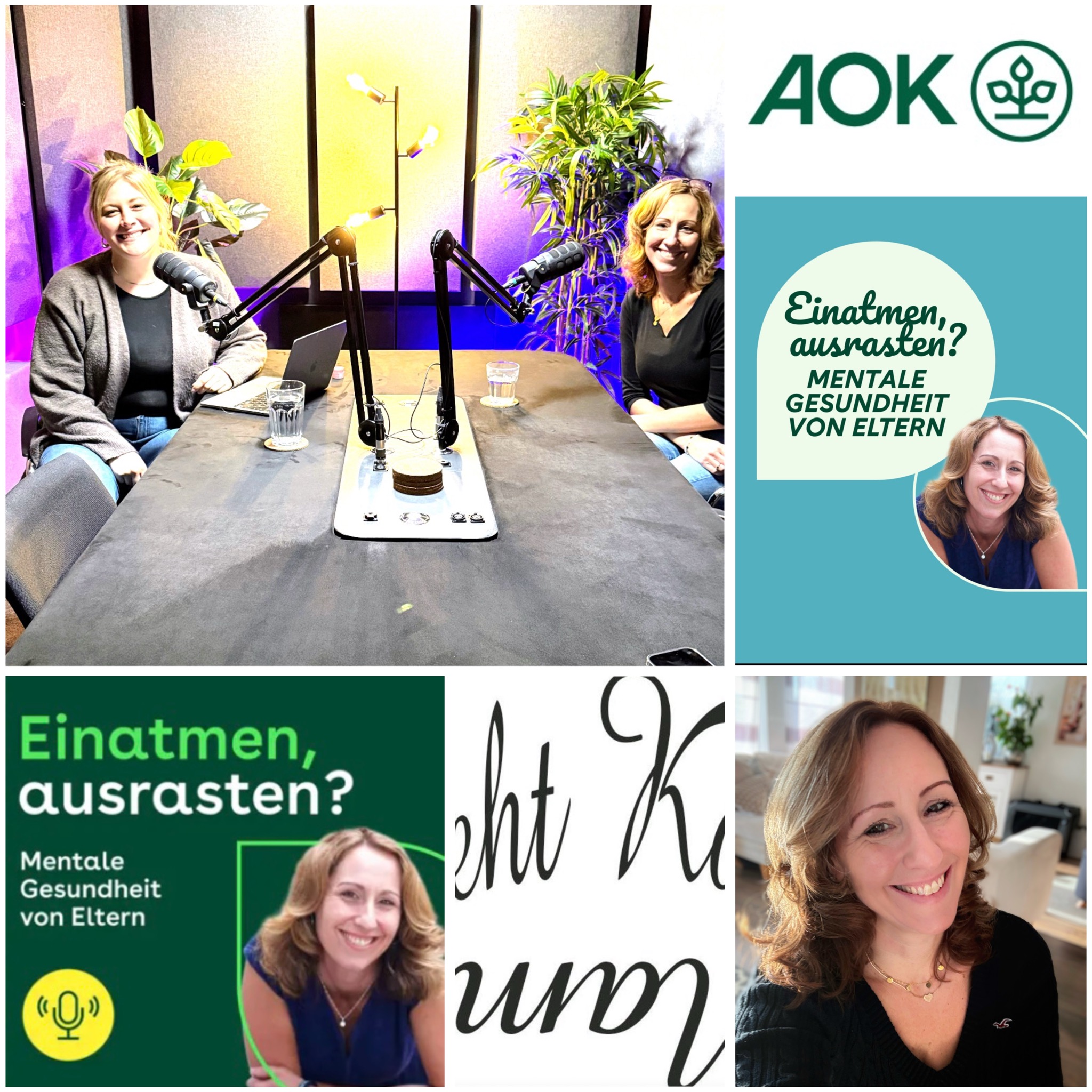 “Liebe meets Chaos” – “Einatmen, ausrasten? Mentale Gesundheit von Eltern”: Ein Podcast der AOK Hessen MIT Mama steht Kopf!!!