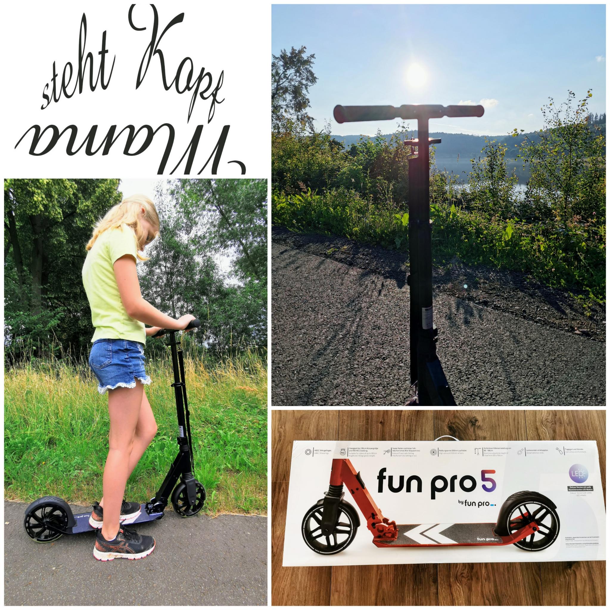 Endlich ein neuer Roller für mein großes Mädchen: Der mega-coole fun pro FIVE