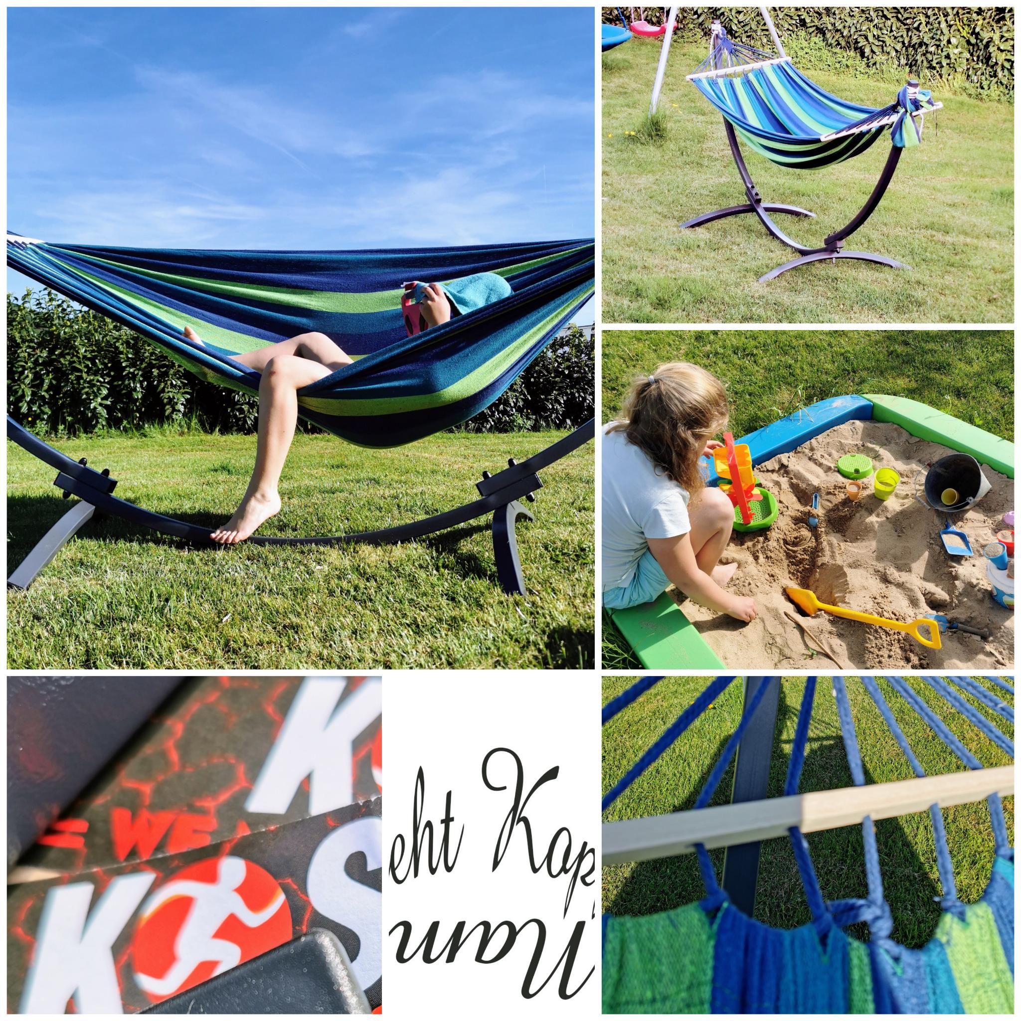 Warum bis zum Urlaub warten? Einfach mal alles hängen lassen – Die Garten-Hängematte von K-Sport